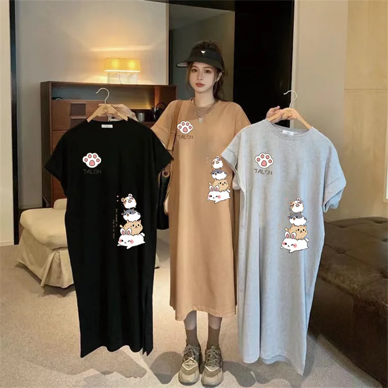 Summer Japanese Clothing - Yaz Japon Sevimli Karikatür Tavşan Yığılmış