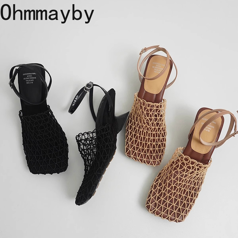 Summer Holiday Clothing Women - Tasarımcı Lüks Hollow Out Kadın Sandalet