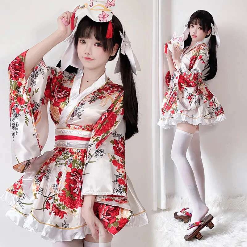 Summer Holiday Clothing Women - Japon modifiye Kimono elbise kadınlar için