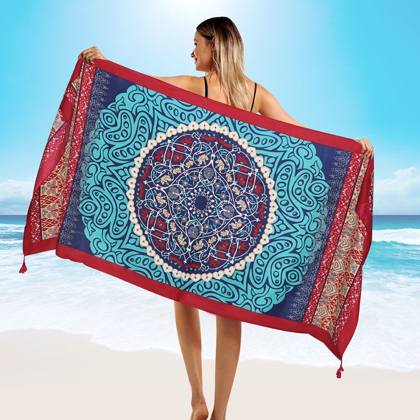 Sarong Pareo Wrap - Moda 90x180 cm Dimi Pamuk Pareo