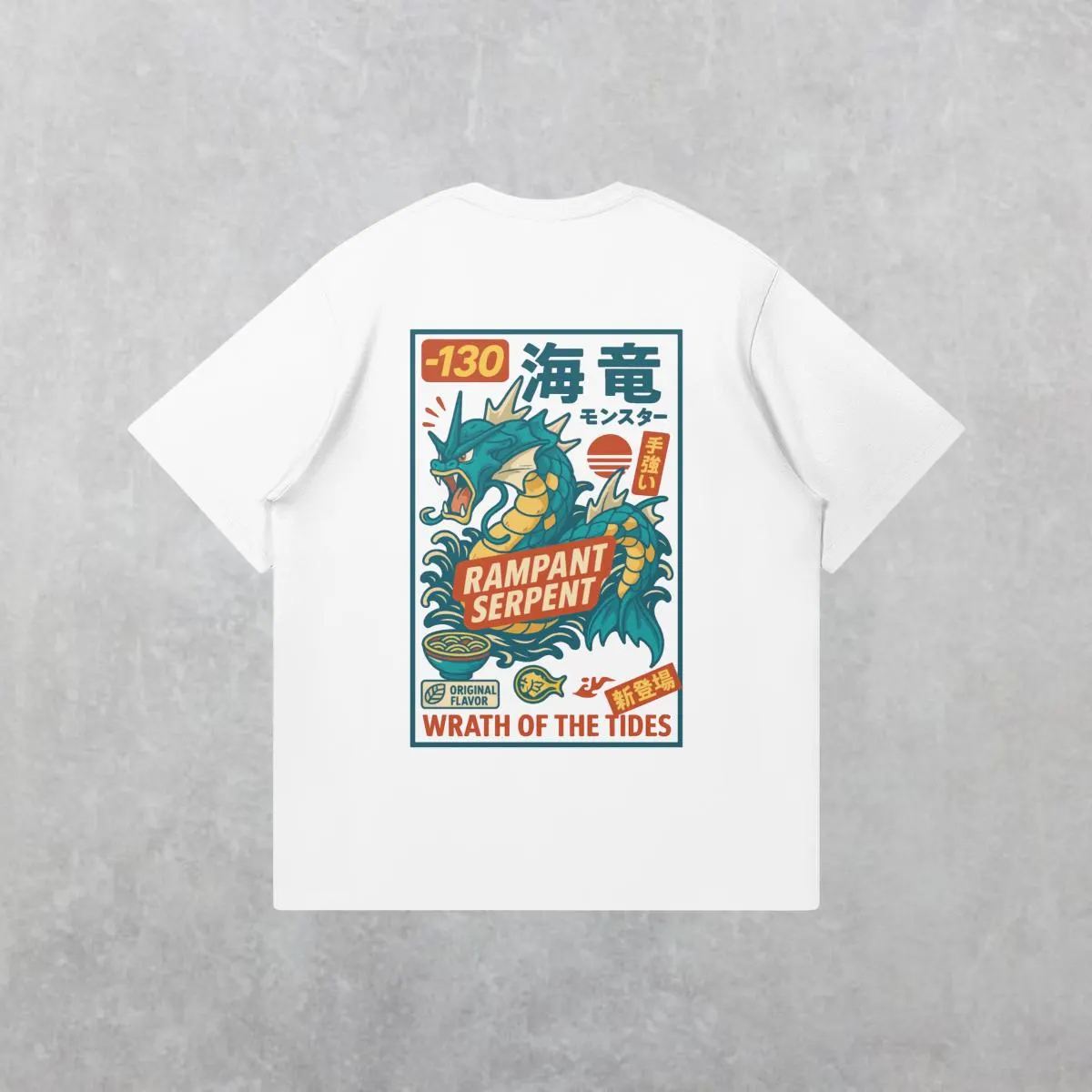 Quality Summer Clothing For Women - Anime Pokémon Gyarados T-shirt Erkekler ve