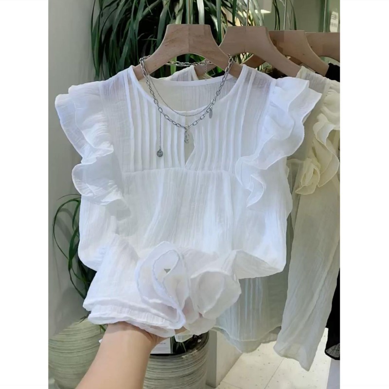 Summer Japanese Clothing - Moda tatlı yaz kadın uçan kollu