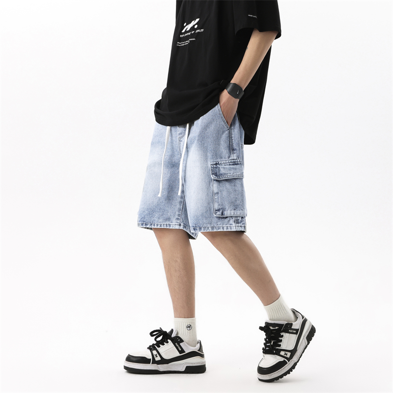 Summer Clothing Brands Men - Yaz erkek Kot Şort Retro Moda