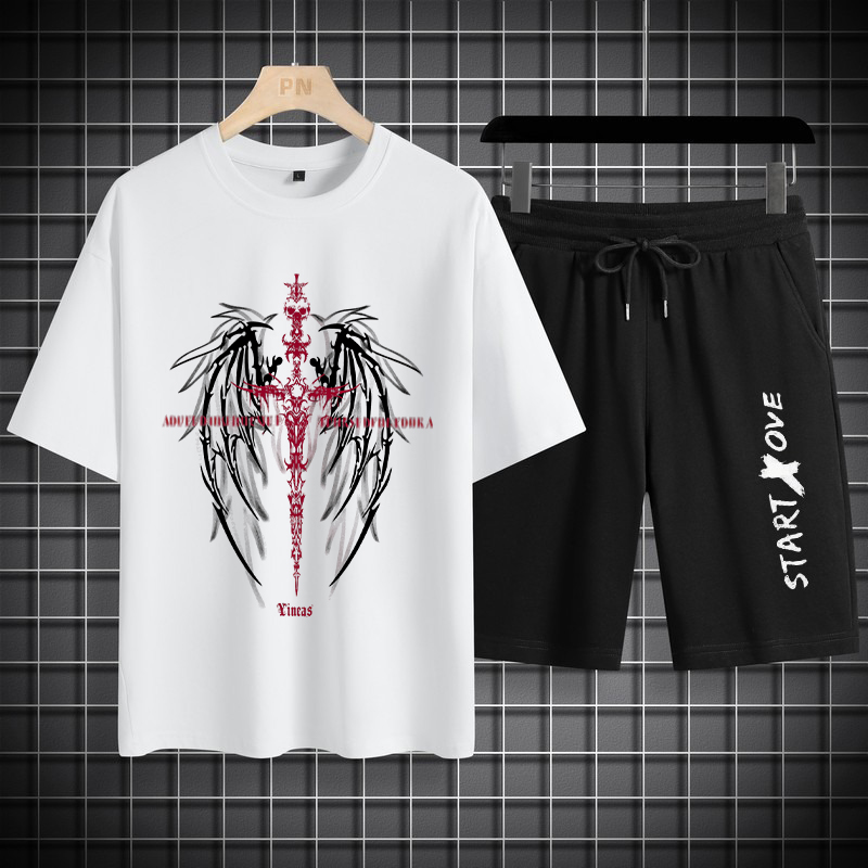 1 adet Erkek tişört takımı 202 - Summer Clothing Drip incelemesi ve fiyatı