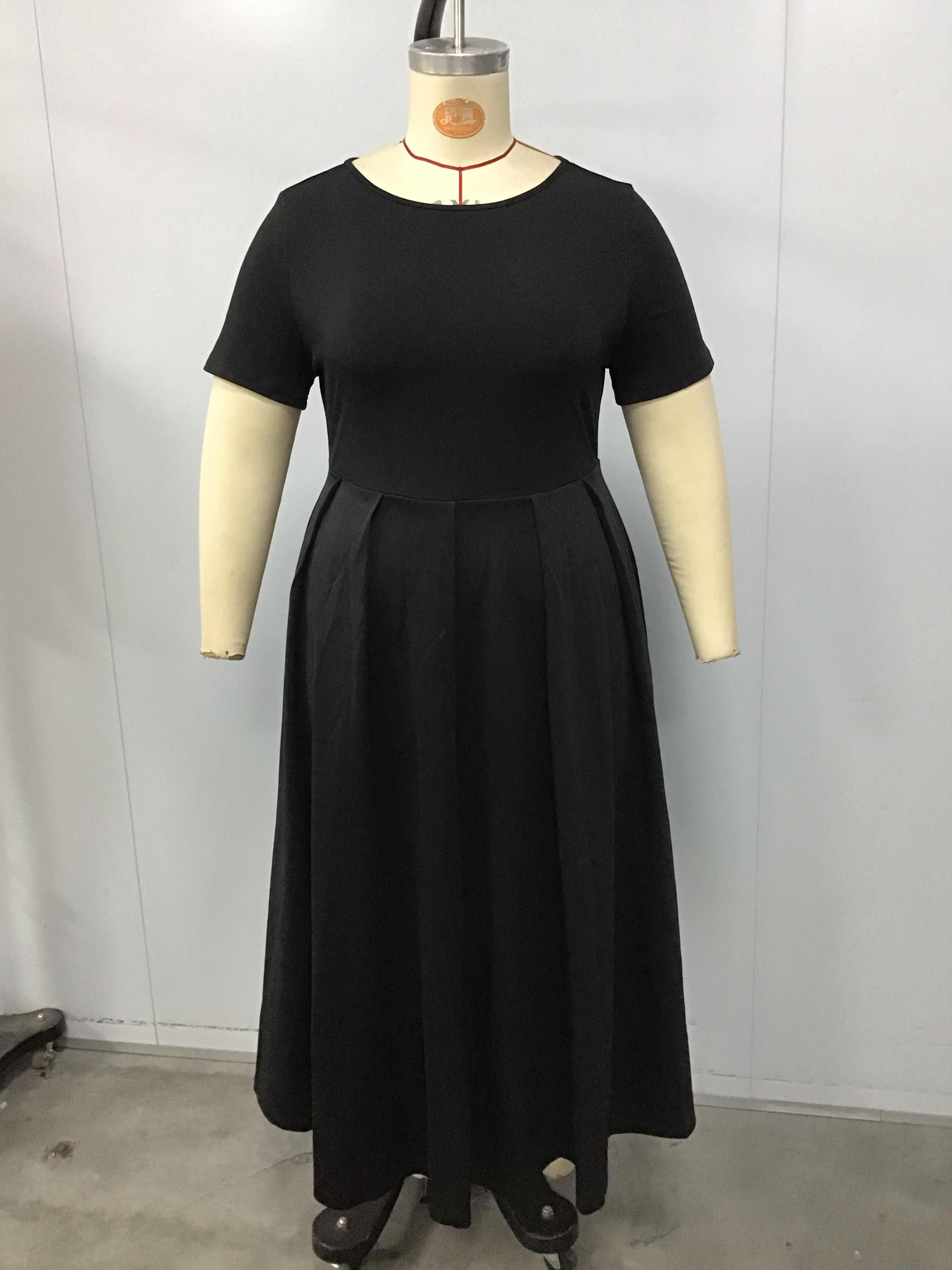 Kadın Artı Boyutu Siyah Elbise - Summer Clothing For Older Women incelemesi ve fiyatı