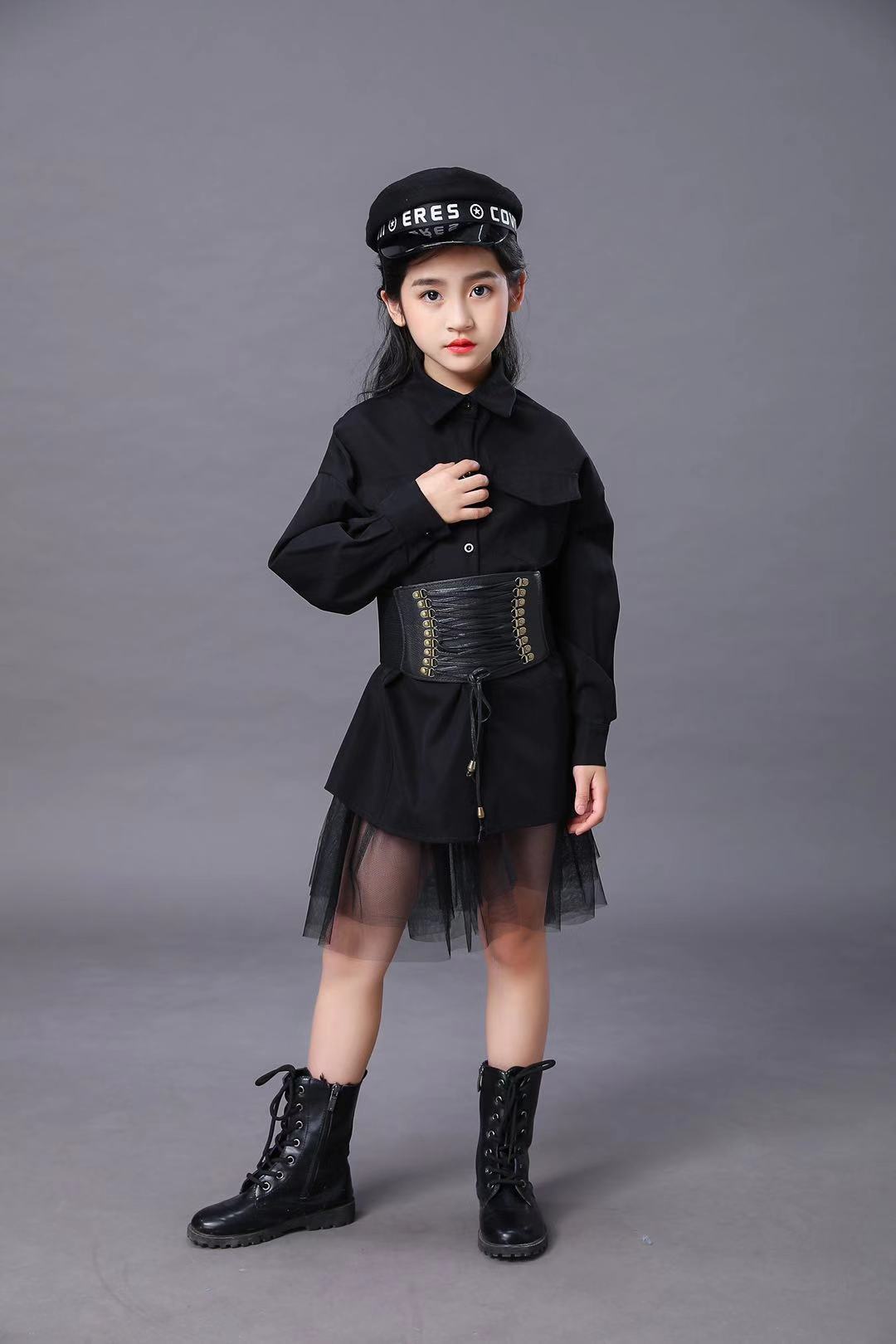 Çocuk Siyah Takım Elbise Kız M - Summer Clothing For Girls incelemesi ve fiyatı