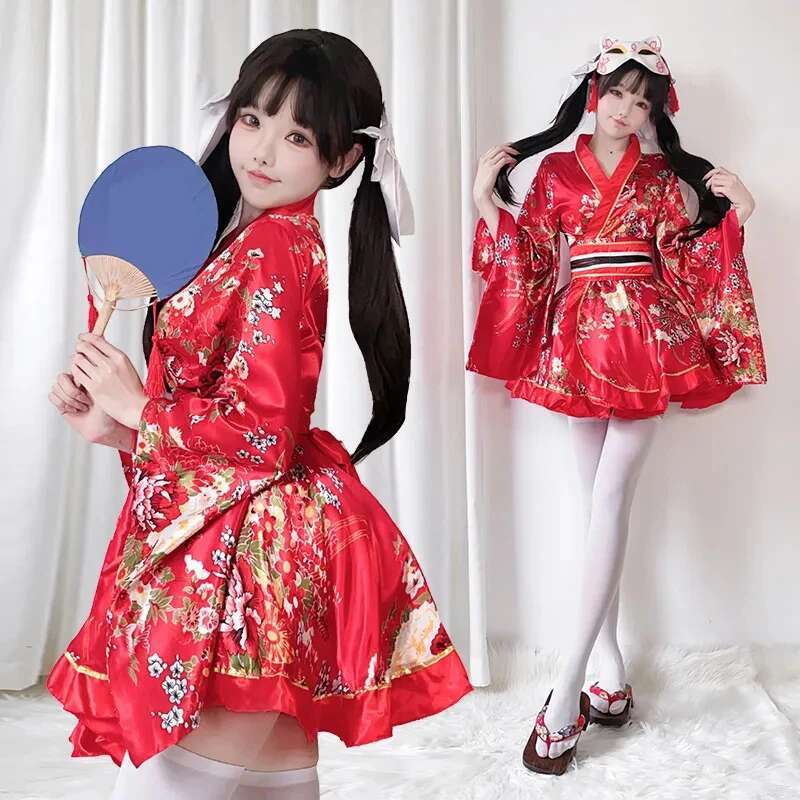 Japon modifiye Kimono elbise k - Summer Holiday Clothing Women incelemesi ve fiyatı