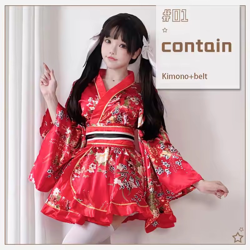 Japon modifiye Kimono elbise k - Summer Holiday Clothing Women incelemesi ve fiyatı
