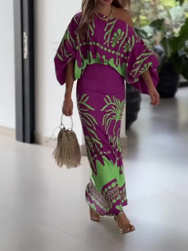 Seksi Kadın Baskı Iki Parçalı  - Summer Clothing For Girls incelemesi ve fiyatı