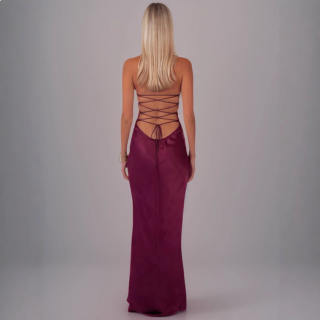 Seksi Pul Payetli Saten Sırtı  - Summer Clothing For Older Women incelemesi ve fiyatı