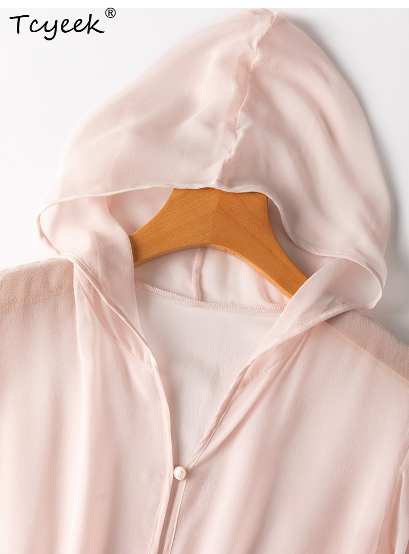 Tcyeek 100% Gerçek Dut Ipek Ka - Summer Clothing Tops incelemesi ve fiyatı