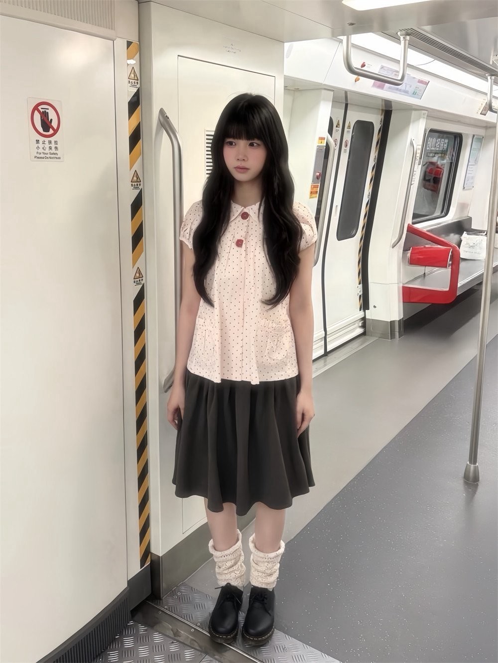 Yaz Vintage Puantiyeli Kısa Ko - Summer Japanese Clothing incelemesi ve fiyatı