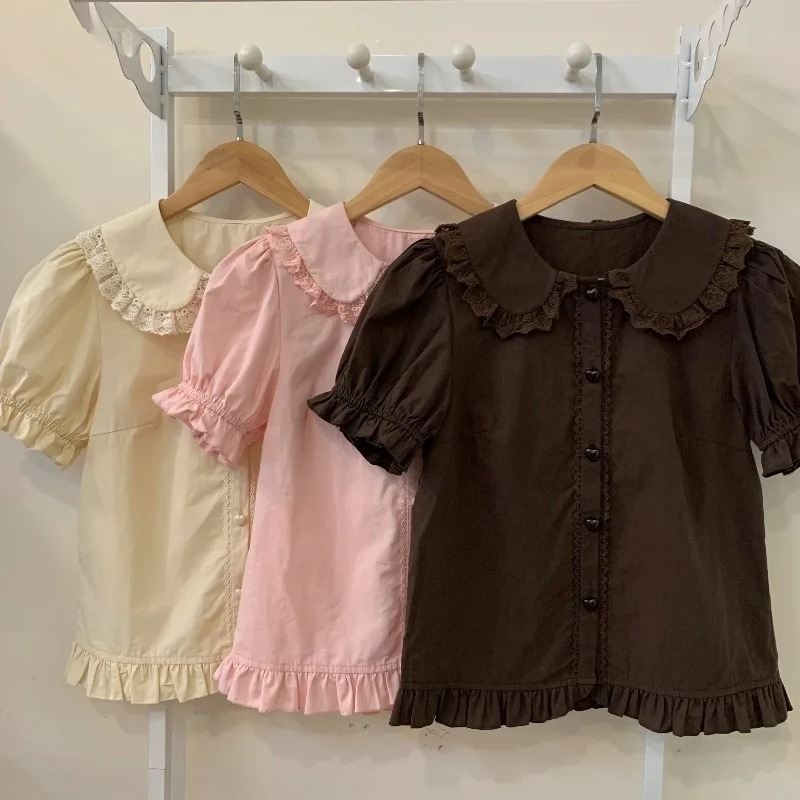 Yaz Japon Kawaii Lolita Gömlek - Summer Japanese Clothing incelemesi ve fiyatı