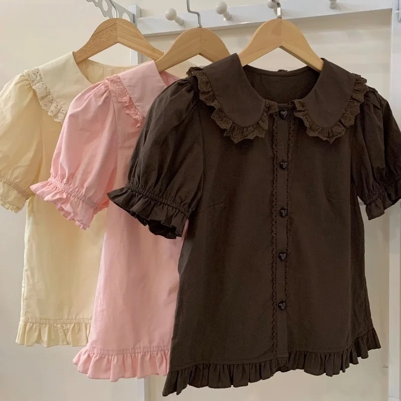 Yaz Japon Kawaii Lolita Gömlek - Summer Japanese Clothing incelemesi ve fiyatı