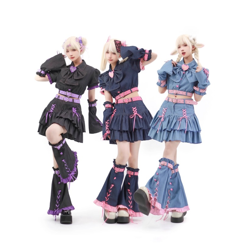 2024 Denim sevgiliye Y2k Set j - Summer Japanese Clothing incelemesi ve fiyatı
