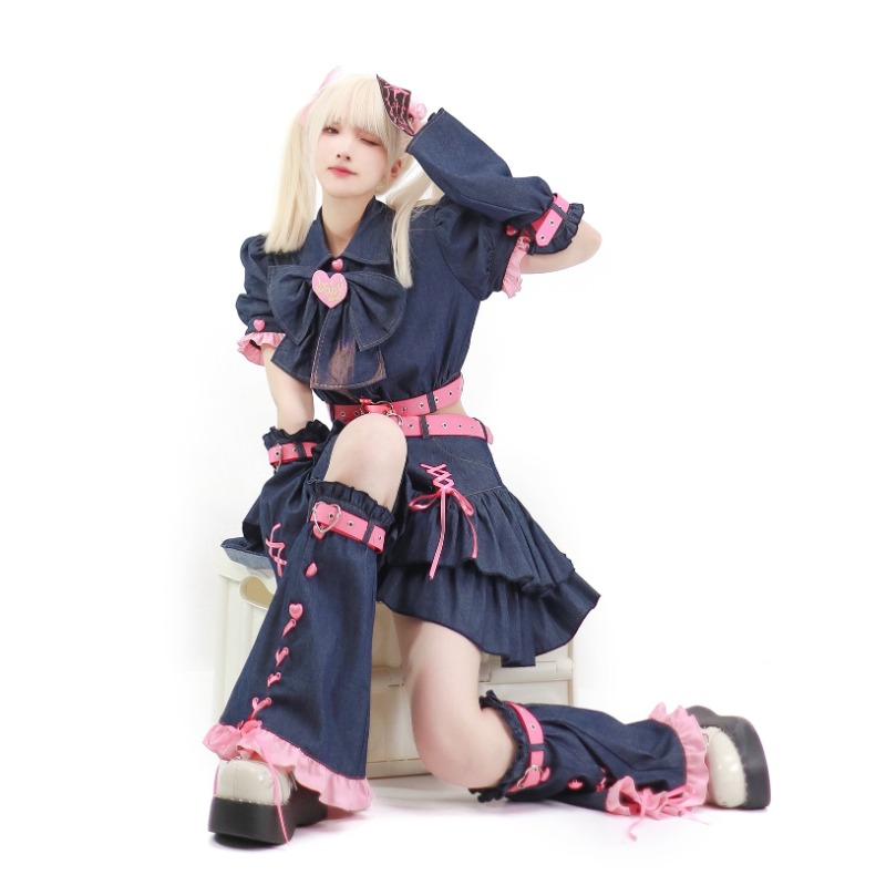 2024 Denim sevgiliye Y2k Set j - Summer Japanese Clothing incelemesi ve fiyatı