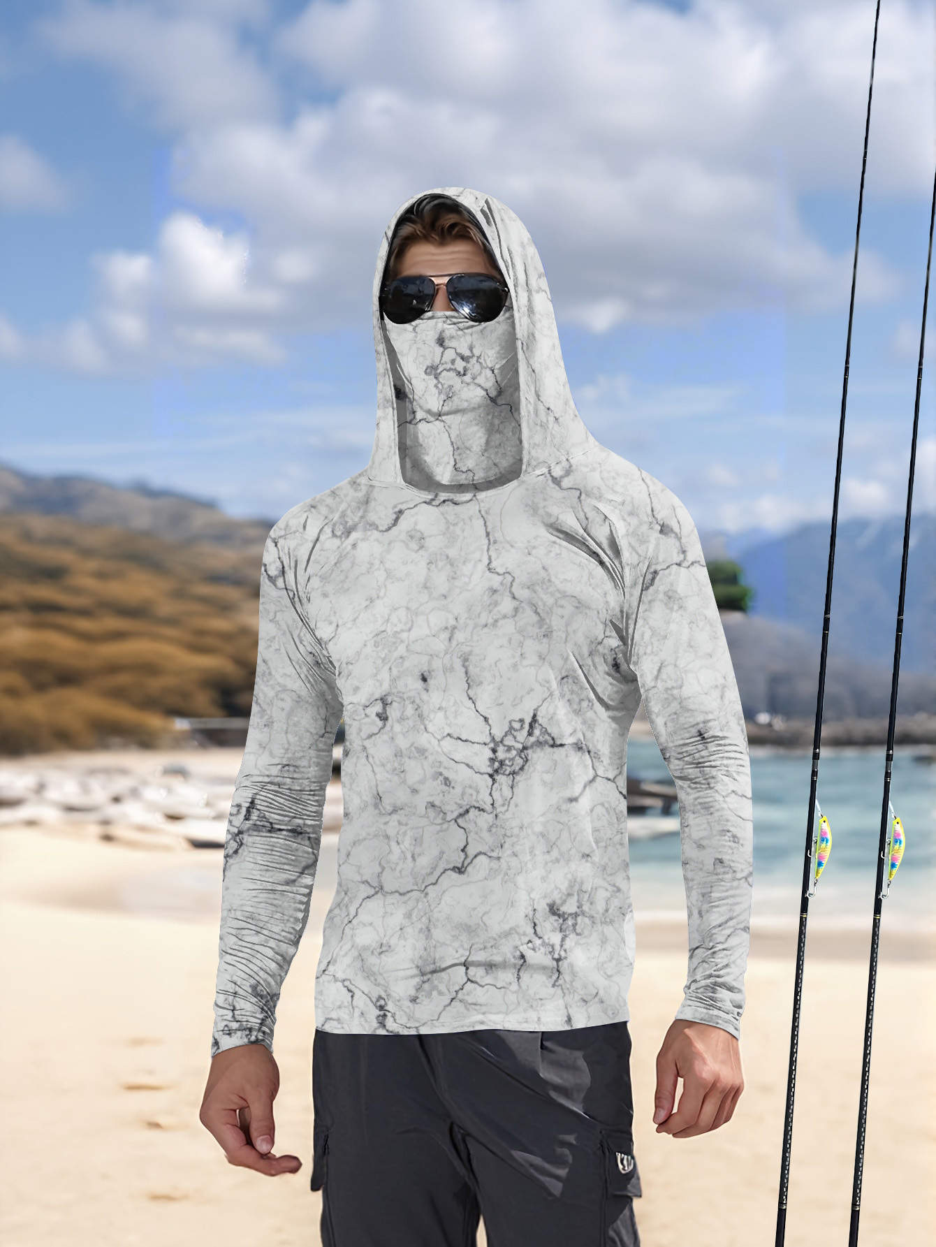 Erkek Kapüşonlu Balıkçı Gömleğ - Summer Clothing Men incelemesi ve fiyatı