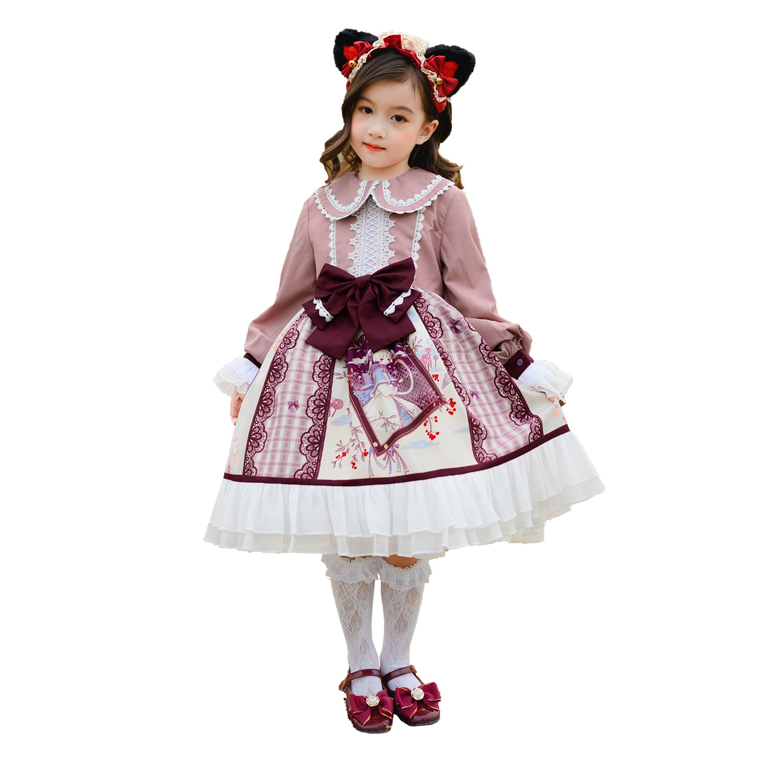 Çocuk Lolita Giyim Uzun Kollu  - Summer Clothing For Girls incelemesi ve fiyatı
