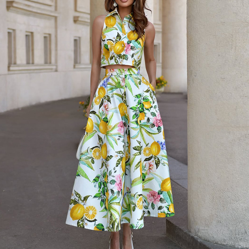 Kadın Modası Limon Baskılı Kol - Summer Clothing For Girls incelemesi ve fiyatı