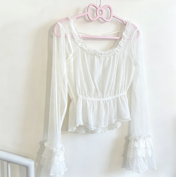 Japon Tatlı Lolita Bluzlar Kad - Summer Japanese Clothing incelemesi ve fiyatı