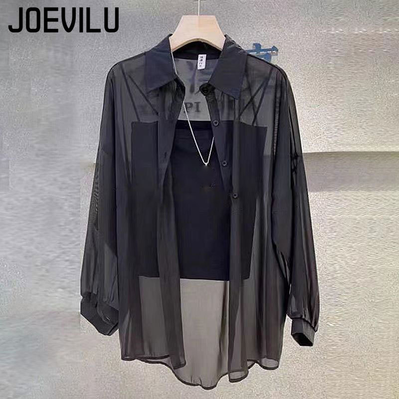 Şeffaf Şifon Gömlek kadın Raha - Summer Japanese Clothing incelemesi ve fiyatı